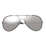 Breed Genesis Polarized Sunglasses - Silver/Silver BSG046SL