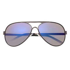 Breed Genesis Polarized Sunglasses - Gunmetal/Purple-Blue BSG046GM