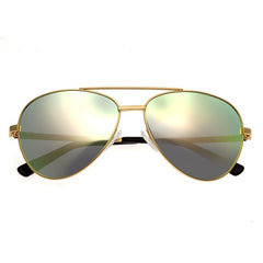 Bertha Bianca Polarized Sunglasses - Gold/Celeste-Gold BRSBR020G