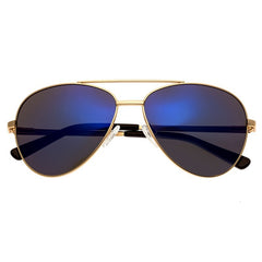 Bertha Bianca Polarized Sunglasses - Gold/Purple-Blue BRSBR020RG