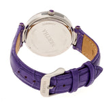 Bertha Mia Mother-Of-Pearl Leather-Band Watch - Purple BTHBR7402