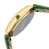 Bertha Mia Mother-Of-Pearl Leather-Band Watch - Green BTHBR7403