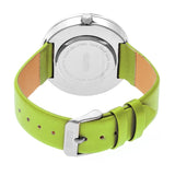 Crayo Swirl Strap Watch - Silver/Green CRACR4201
