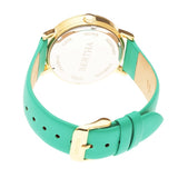 Bertha Luna Mother-Of-Pearl Leather-Band Watch - Turquoise BTHBR7703