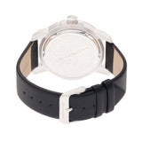 Morphic M54 Series Leather-Band Chronograph Watch - Silver/Black MPH5401