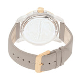 Morphic M54 Series Leather-Band Chronograph Watch - Silver/Beige MPH5403