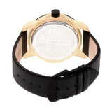 Morphic M54 Series Leather-Band Chronograph Watch - Gold/Black MPH5405