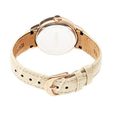 Bertha Cecelia Leather-Band Watch - Cream BTHBR7504