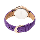 Bertha Cecelia Leather-Band Watch - Purple BTHBR7506
