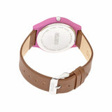 Crayo Glitter Strap Watch - Hot Pink/Brown CRACR4502