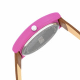 Crayo Glitter Strap Watch - Hot Pink/Brown CRACR4502