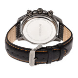 Breed Lacroix Chronograph Leather-Band Watch - Gunmetal/Charcoal BRD6805