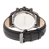 Breed Lacroix Chronograph Leather-Band Watch - Gunmetal/Grey BRD6806