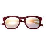 Sixty One Twinbow Polarized Sunglasses - Burgandy/Gold SIXS132GD