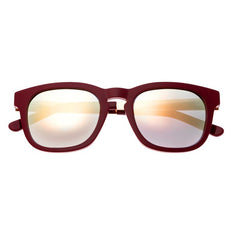 Sixty One Twinbow Polarized Sunglasses - Burgandy/Gold