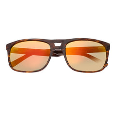 Sixty One Morea Polarized Sunglasses - Brown Tortoise/Yellow-Red SIXS134YW