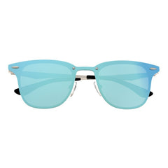 Sixty One Infinity Polarized Sunglasses - Silver/Light Blue