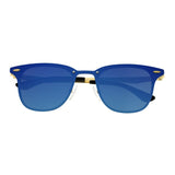 Sixty One Infinity Polarized Sunglasses - Gold/Purple-Blue SIXS142PB