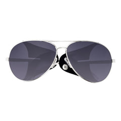 Breed Eclipse Titanium Polarized Sunglasses - Silver/Black