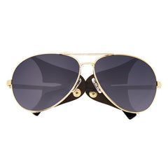 Breed Eclipse Titanium Polarized Sunglasses - Gold/Black BSG048BN