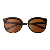 Bertha Lucy Polarized Sunglasses - Dark Brown Tortoise/Brown BRSBR022GD