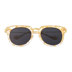 Bertha Aaliyah Polarized Sunglasses - Peach Tortoise/Black