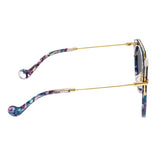 Bertha Aaliyah Polarized Sunglasses - Teal-Purple Tortoise/Purple BRSBR023PU
