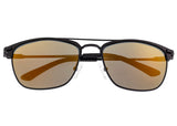 Breed Zodiac Titanium Polarized Sunglasses - Black/Bronze BSG053BK