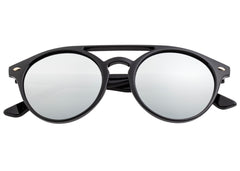 Simplify Finley Polarized Sunglasses - Black/Silver  SSU122-SL