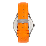 Simplify The 6900 Leather-Band Watch w/ Date - Orange SIM6906