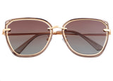 Bertha Rylee Polarized Sunglasses - Brown/Brown BRSBR041BN