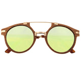 Earth Wood Petani Polarized Sunglasses - Annato/Green - ESG034A ESG034A