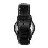 Reign Monterey Skeletonized Leather-Band Watch - Black/Grey - REIRN6404 REIRN6404