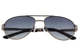 Breed Leo Titanium Polarized Sunglasses - Gunmetal/Black BSG051GM