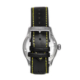 Axwell Arrow Leather-Band Watch w/Date - Black/Grey AXWAW102-3