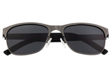 Breed Hypnos Titanium Polarized Sunglasses - Gunmetal/Black BSG057GY