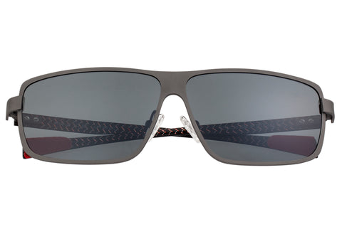 Breed Finlay Titanium Polarized Sunglasses - Gunmetal/Black BSG033GM