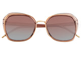 Bertha Jade Polarized Sunglasses - Brown/Brown BRSBR042MA