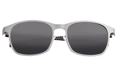 Breed Halley Titanium Polarized Sunglasses - Silver/Black BSG034SR