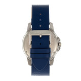 Breed Revolution Leather-Band Watch w/Date - Navy BRD8306