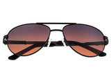 Breed Leo Titanium Polarized Sunglasses - Black/Brown BSG051BK