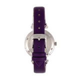 Bertha Jasmine Leather-Band Watch - Purple BTHBR9602