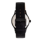 Heritor Automatic Antoine Semi-Skeleton Leather-Band Watch - Black/Charcoal HERHR8508