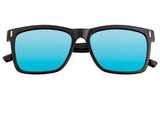 Breed Pictor Polarized Sunglasses - Black/Blue BSG065BL