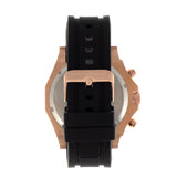 Morphic M75 Series Tachymeter Strap Watch w/Day/Date - Rose Gold/Black MPH7505