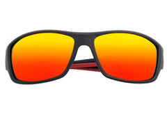 Breed Aquarius Polarized Sunglasses - Black/Red-Yellow BSG060RD