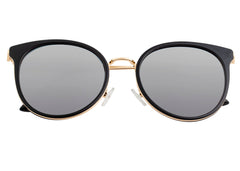 Bertha Brielle Polarized Sunglasses - Black/Black