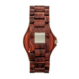 Earth Wood Centurion Bracelet Watch - Red - ETHEW6003 ETHEW6003