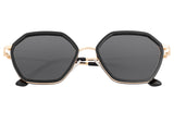 Bertha Ariana Polarized Sunglasses - Black/Black BRSBR038BK
