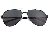 Breed Lyra Polarized Sunglasses - Black/Black BSG061BK